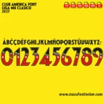 Club America Clasico 2025 Font Vector – Epic Águilas Masterpiece