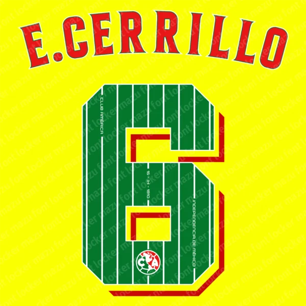 Club America Mes Patrio 2026-2027 Font Vector – Epic Aguilas Masterpiece