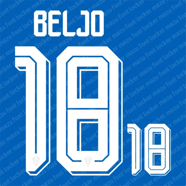 Croatia Nations League 2026 Font Vector – Legendary Vatreni Masterpiece