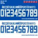Cruz Azul 2015-2016 Font Vector – Stunning La Máquina Masterpiece