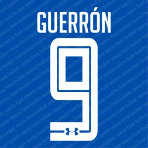 Cruz Azul 2015-2016 Font