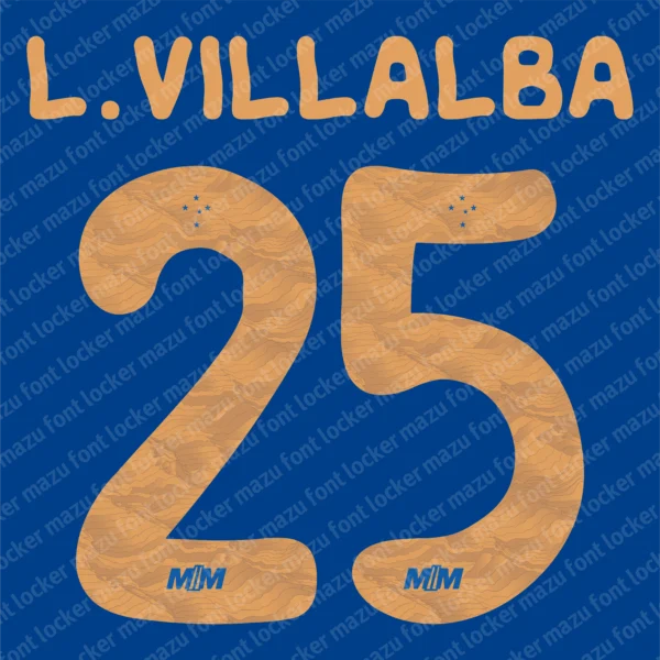 Cruzeiro 2025-2026 Font Vector – Epic Raposa Masterpiece