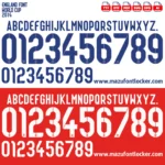 England World Cup 2014 Font Vector – Legendary Three Lions Masterpiece