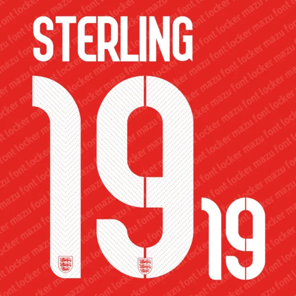 England World Cup 2014 Font Vector – Legendary Three Lions Masterpiece