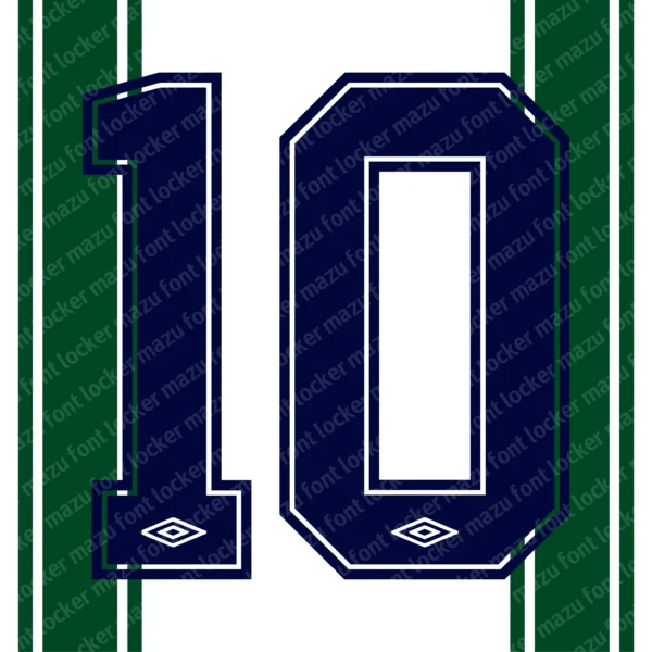 FC Groningen 2000-2002 Font Vector – Legendary Trots van het Noorden Masterpiece