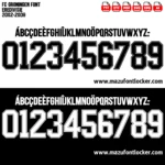 FC Groningen 2002-2008 Font Vector – Stunning Green-White Masterpiece
