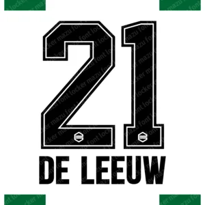 FC Groningen 2011-2013 Font