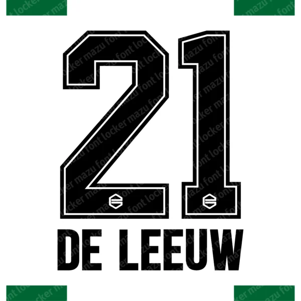 FC Groningen 2011-2013 Font Vector – Legendary Pride of the North Masterpiece
