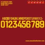 FC Qadsiah 2026-2027 Font Vector – Legendary Knights of the East Masterpiece