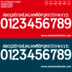 FC Utrecht 2026-2027 Font Vector – Stunning Domstedelingen Masterpiece