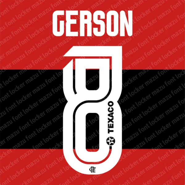 Flamengo 2026 Font Vector – Stunning Rubro-Negro Masterpiece