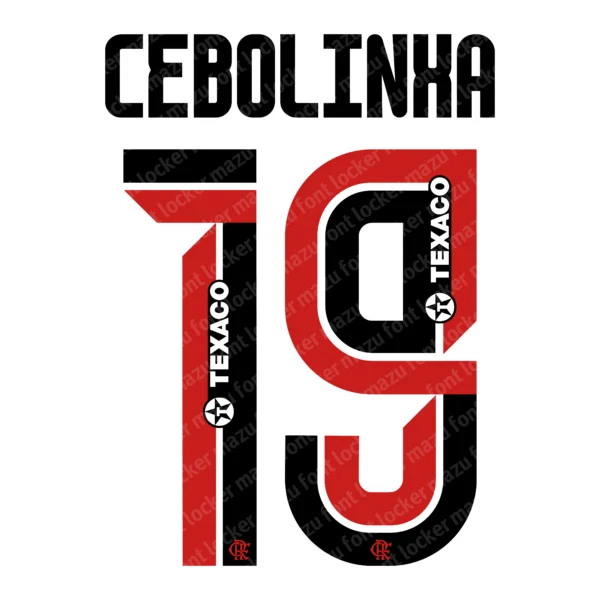 Flamengo 2026 Font Vector – Stunning Rubro-Negro Masterpiece