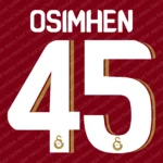 Galatasaray UCL 2025-2026 Font Vector – Epic Yellow-Red Lions Masterpiece