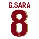 Galatasaray UCL 2025-2026 Font Vector – Epic Yellow-Red Lions Masterpiece