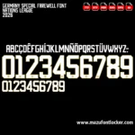 Germany Special Farewell Nations League 2026 Font Vector – Legendary Die Mannschaft Masterpiece