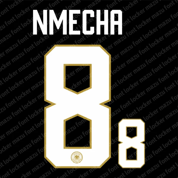 Germany Special Farewell Nations League 2026 Font Vector – Legendary Die Mannschaft Masterpiece