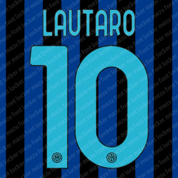 Inter Milan 2025-2026 Font Vector – Epic Nerazzurri Masterpiece