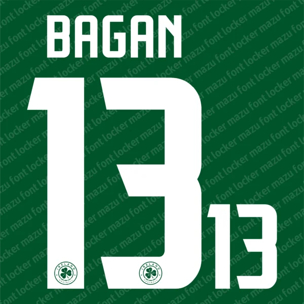 Ireland Nations League 2026 Font Vector – Legendary Boys in Green Masterpiece