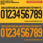Kaizer Chiefs 2025-2026 Font Vector – Stunning Amakhosi Masterpiece
