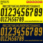 Malaysia FIFA ASEAN Cup 2026 Font Vector – Powerful Harimau Malaya Masterpiece