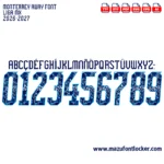 Monterrey Away 2026-2027 Font Vector – Legendary Rayados Masterpiece