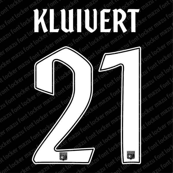 Olympique Lyon UEL 2026-2027 Font Vector – Stunning Les Gones Masterpiece