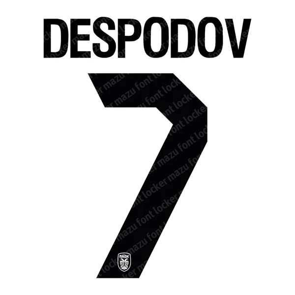 PAOK FC 2026-2027 Font Vector – Stunning Double-Headed Eagle Masterpiece
