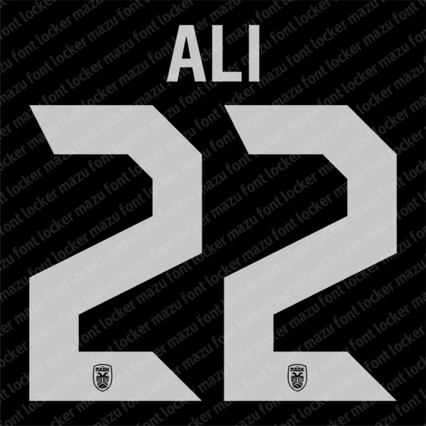 PAOK FC 2026-2027 Font Vector – Stunning Double-Headed Eagle Masterpiece