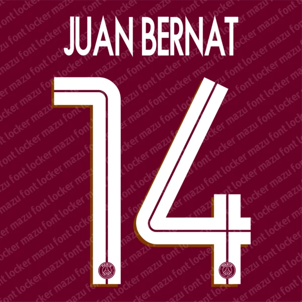 PSG UCL 2020-2021 Font Vector – Stunning Rouge-et-Bleu Masterpiece