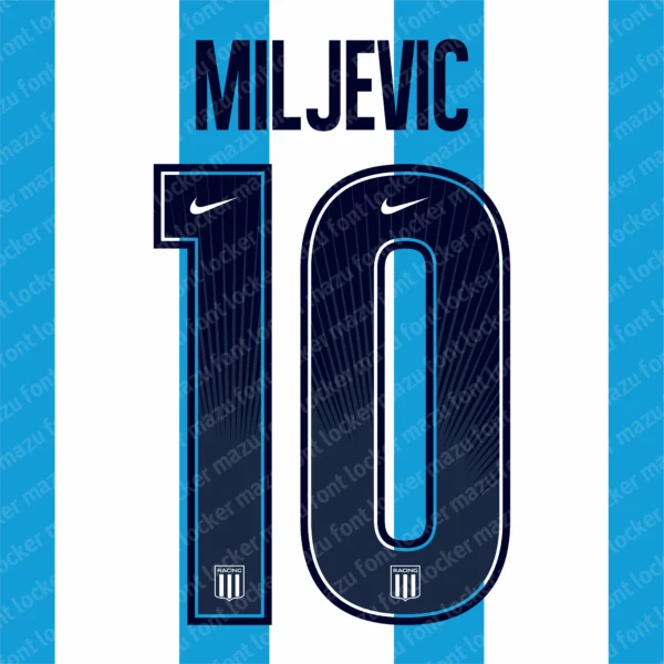 Racing Club 2026 Font Vector – Legendary La Academia Masterpiece