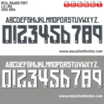 Real Madrid 2015-2016 Font Vector – Stunning Los Blancos Masterpiece