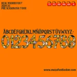 Real Madrid Tour USA 2024 Font Vector – Epic Los Blancos Masterpiece