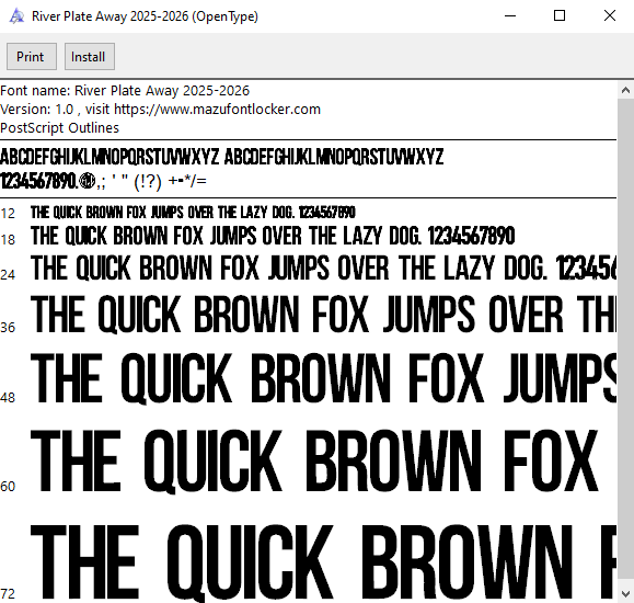 River Plate 2025-2026 Font Vector – Stunning Millonarios Masterpiece