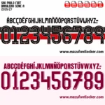 Sao Paulo 2026-2027 Font Vector – Epic Tricolor Paulista Masterpiece