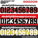 VfB Stuttgart 2018-2019 Font Vector – Epic Schwaben Masterpiece