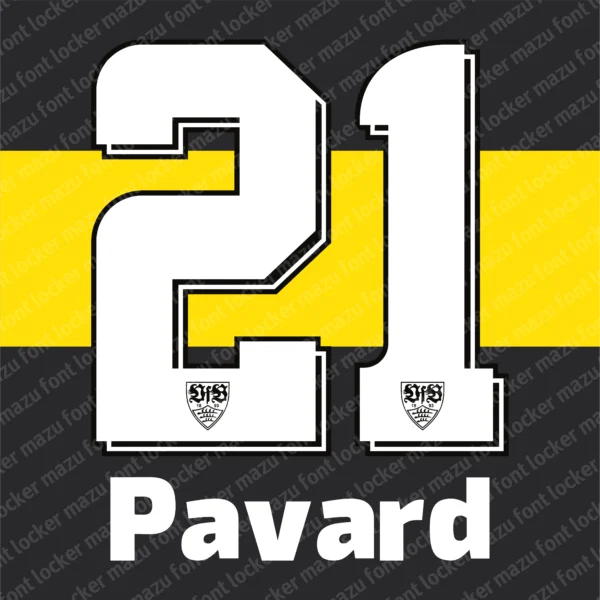 VfB Stuttgart 2018-2019 Font Vector – Epic Schwaben Masterpiece