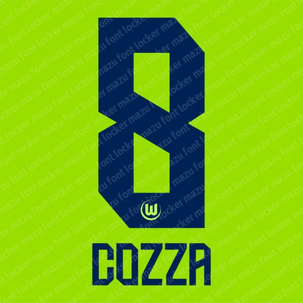 VfL Wolfsburg 2020-2024 Font Vector – Stunning Wolves Masterpiece