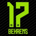 VfL Wolfsburg 2020-2024 Font Vector – Stunning Wolves Masterpiece