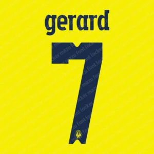 Villarreal UCL 2026-2027 Font