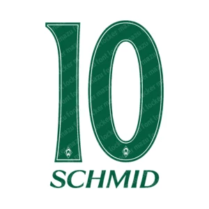 Werder Bremen 100 Years Weserstadion 2026 Font