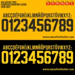 AEK Athens UCL 2026-2027 Font Vector – Legendary Dikefalos Aetos Masterpiece