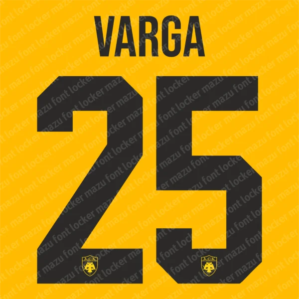 AEK Athens UCL 2026-2027 Font Vector – Legendary Dikefalos Aetos Masterpiece