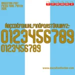 Argentina Messi Final Match 2026 Font Vector – Legendary Albiceleste Masterpiece