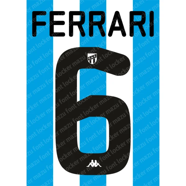 Atletico Tucuman 2026–2027 Font Vector – Legendary Decano Masterpiece