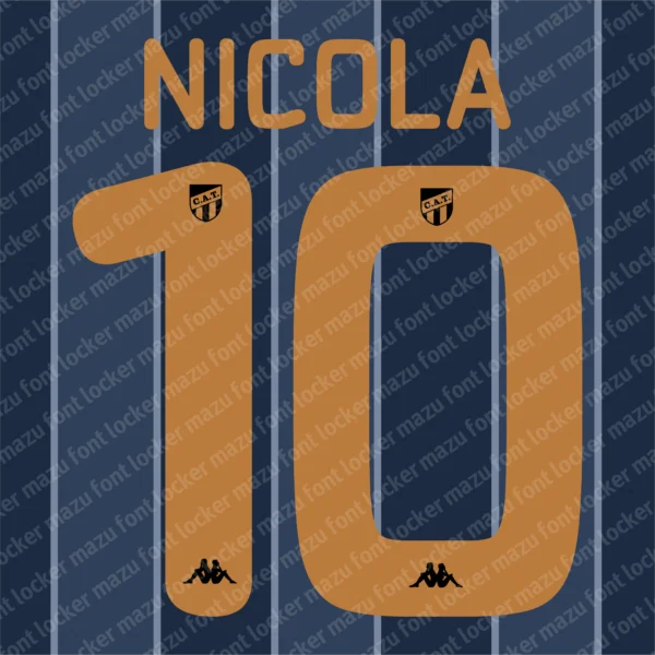 Atletico Tucuman 2026–2027 Font Vector – Legendary Decano Masterpiece