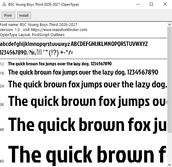 BSC Young Boys 2026-2027 Font Vector – Legendary Gelb-Schwarzen Masterpiece