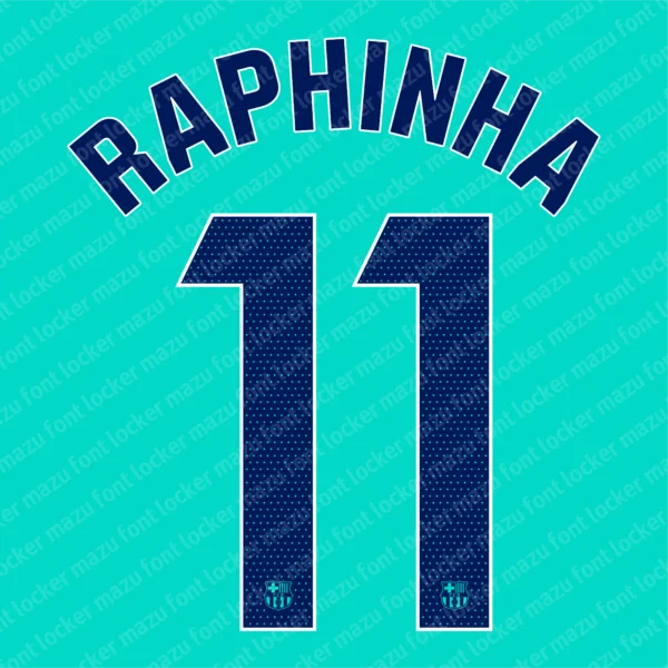 Barcelona La Liga 2026-2027 Font Vector – Stunning Blaugrana Champions Typeface