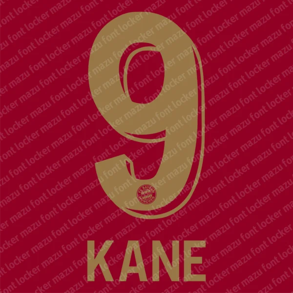 Bayern Munich 2025 125 Year Anniversary Font Vector – Legendary Die Roten Masterpiece