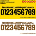 Bodo Glimt UCL 2026-2027 Font Vector – Legendary Superlaget Masterpiece