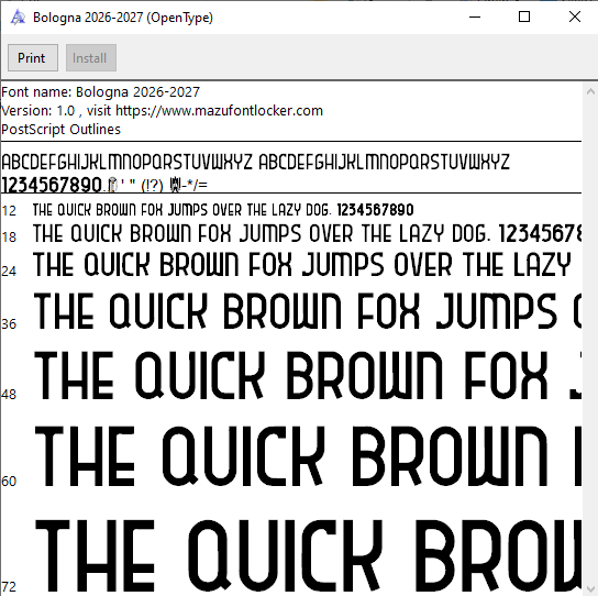Bologna 2026-2027 Font Vector – Legendary Rossoblù Masterpiece